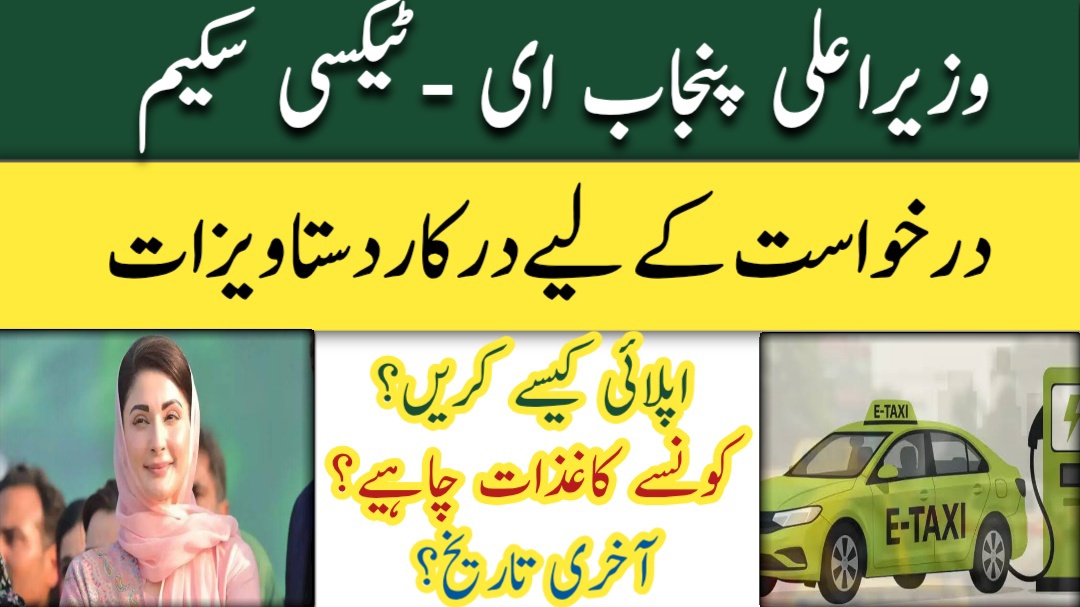 Punjab E-Taxi Scheme 2025: Documents Required